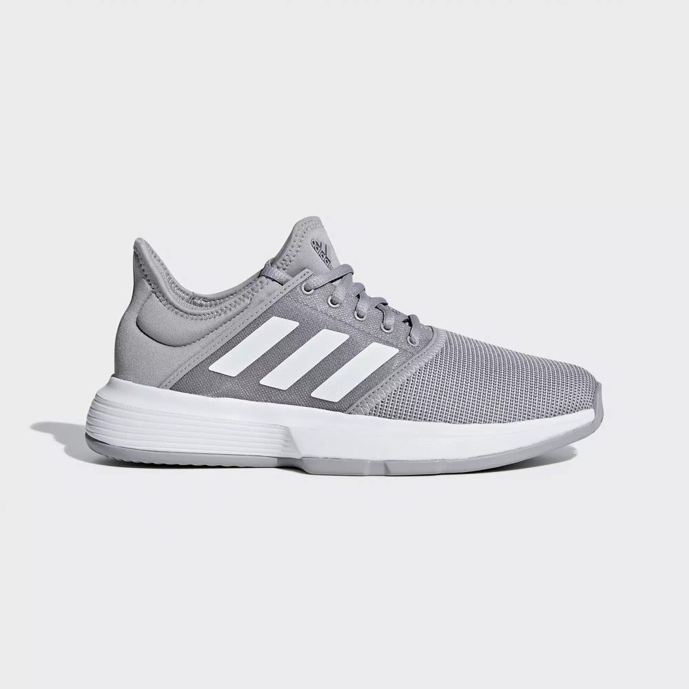 Adidas GameCourt Zapatillas De Tenis Grises Para Mujer (MX-52482)